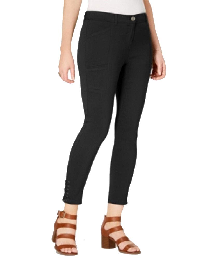 Style & Co Lace Up Straight Leg Pants