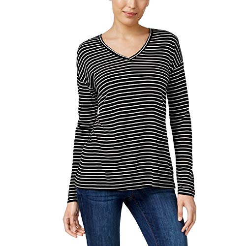 Style & Co Striped Long Sleeve T-Shirt