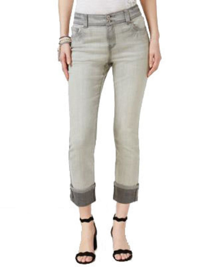 INC International Concepts Curvy Fit Cropped Jeans