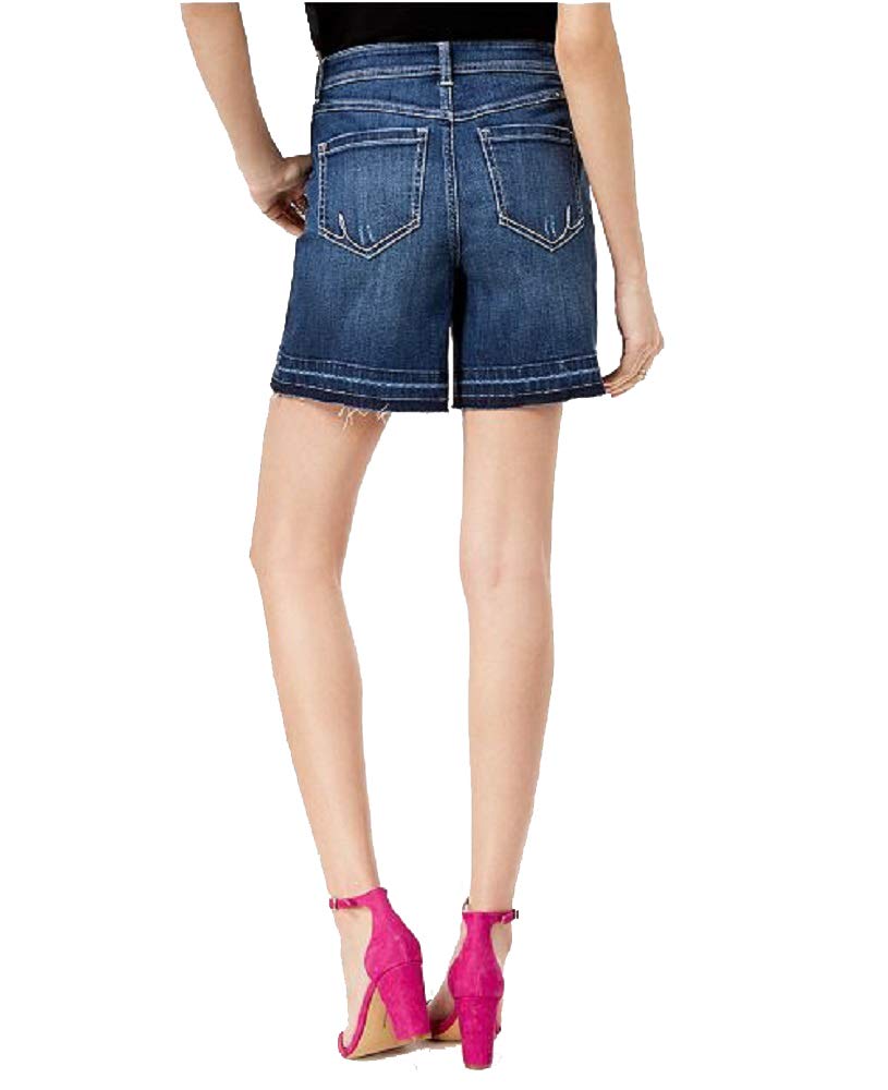 Denim Released Hem Shorts