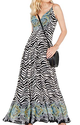 Zebra Print Maxi Dress
