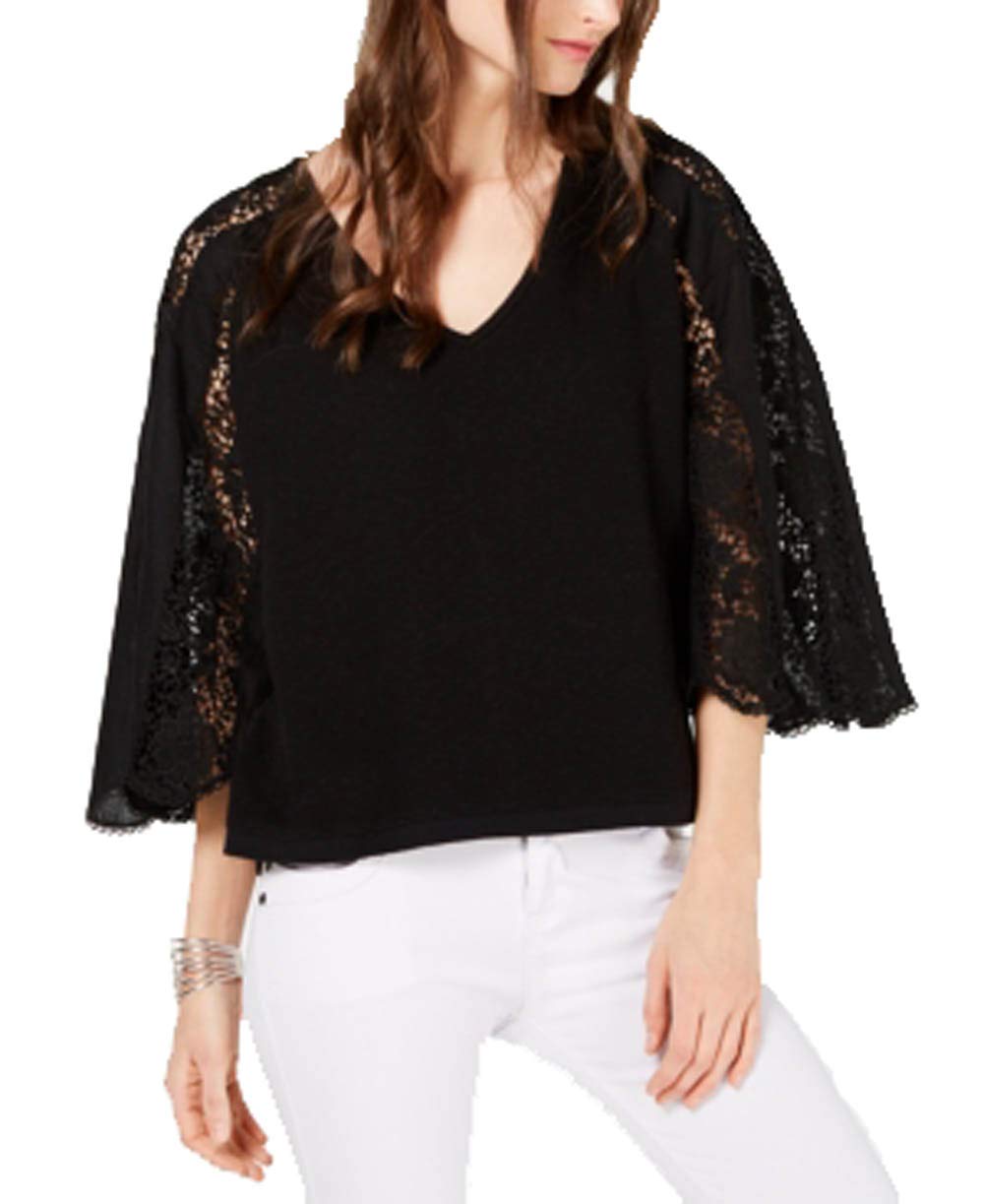 Lace Sleeve Sweater
