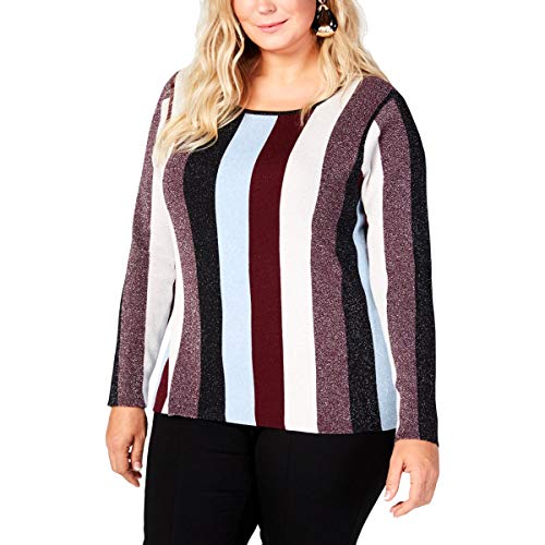 INC Plus Size Striped Sweater