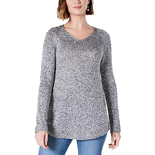 Marled V-Neck Sweater