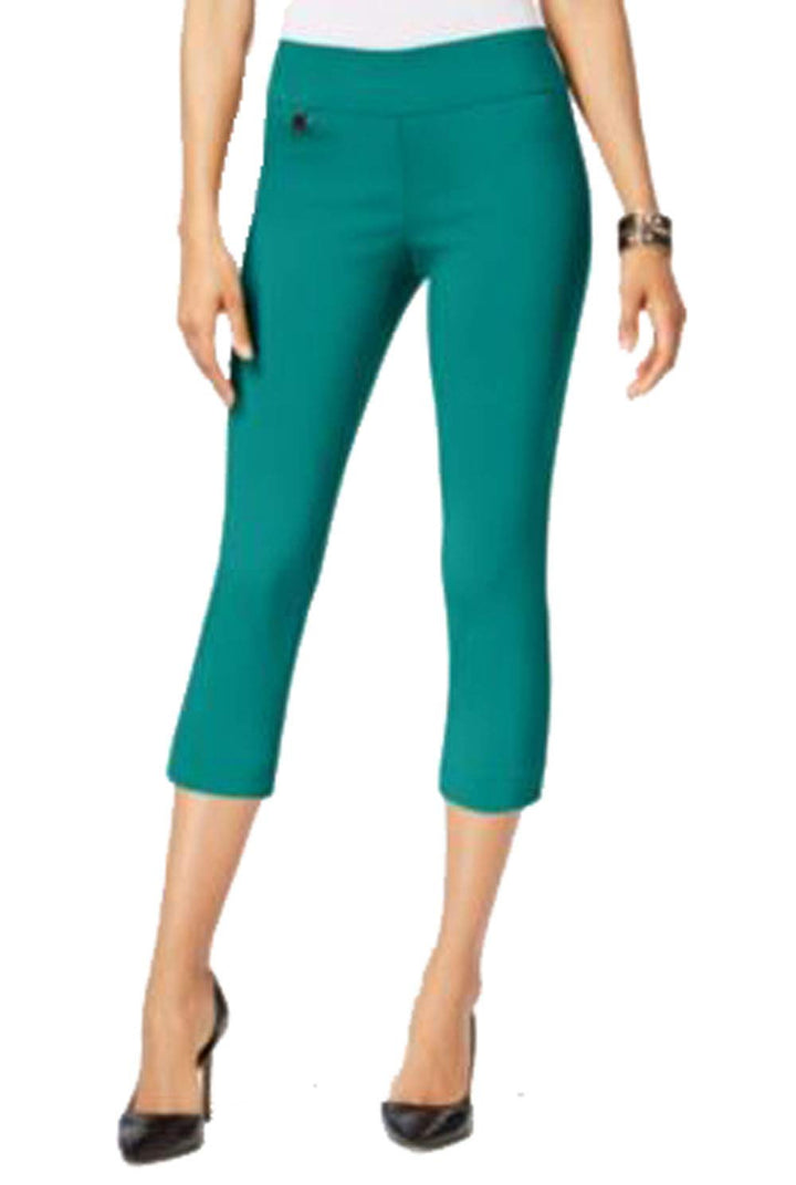 Petite Tummy-Control Pull-On Capri Pants