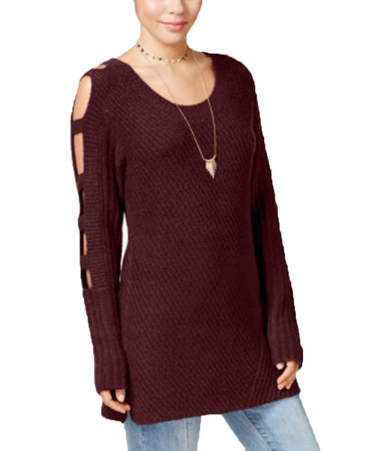 Almost Famous Juniors Ladder Sleeve Sweater