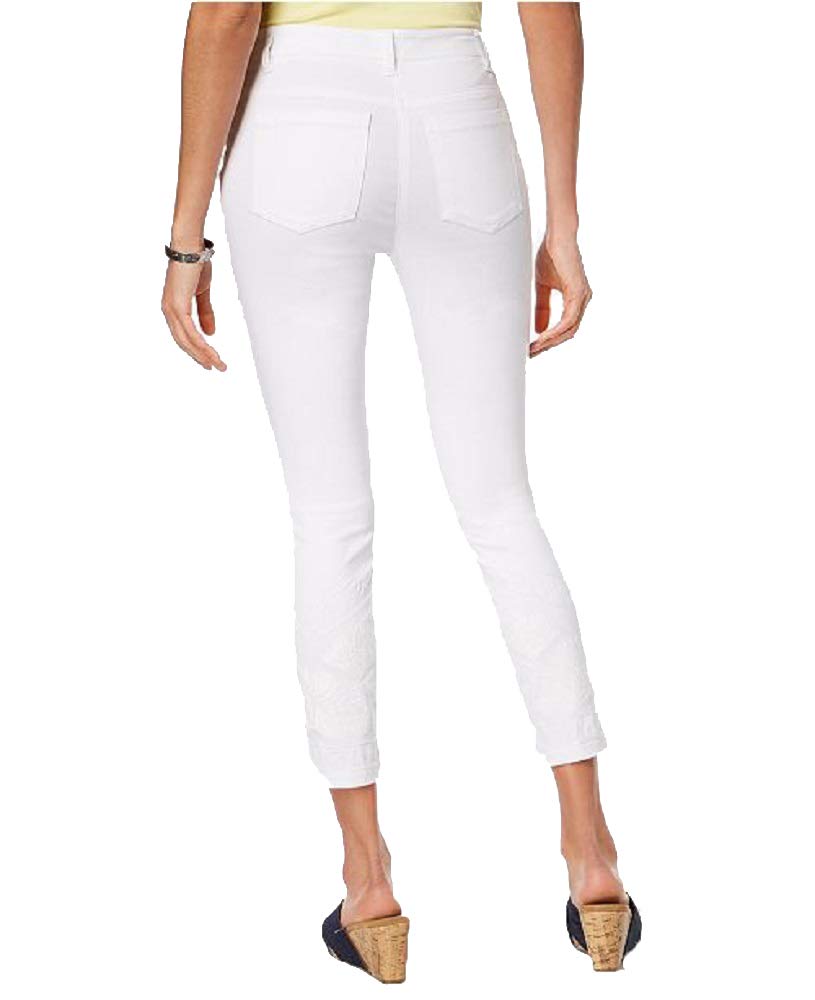 Style & Co Embroidered Skinny Ankle Pants