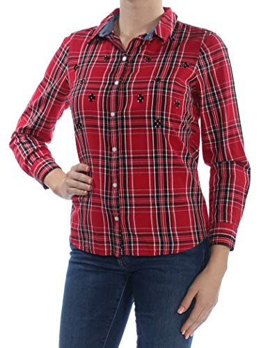 Charter Club Petite Cotton Plaid Shirt