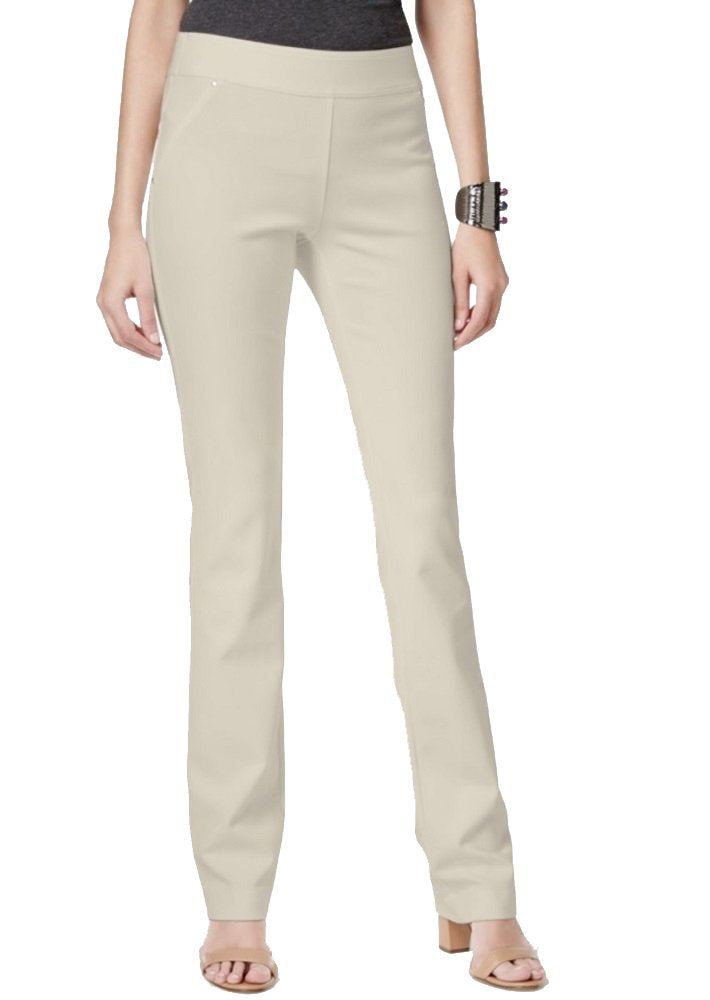 INC International Concepts Curvy Pull On Straight Leg Pants