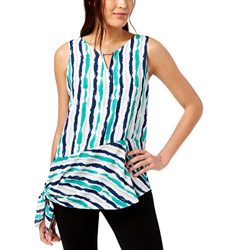 Alfani Hardware Detail Tie Hem Top