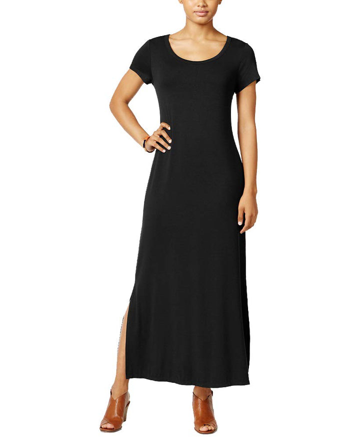 Style & Co Short Sleeve Maxi Dress
