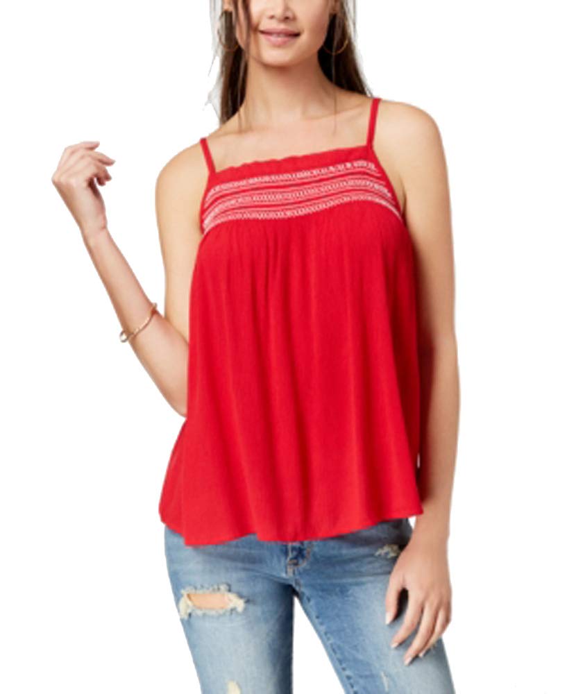 by Ikeddi Juniors' Embroidered Smocked Tank Top