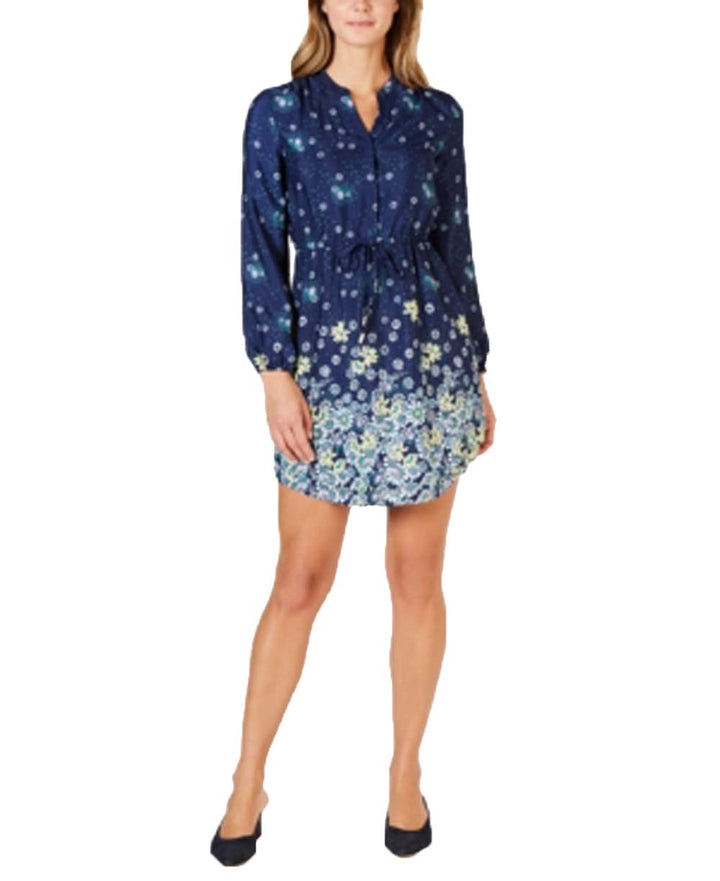 Floral-Print Fit & Flare Dress