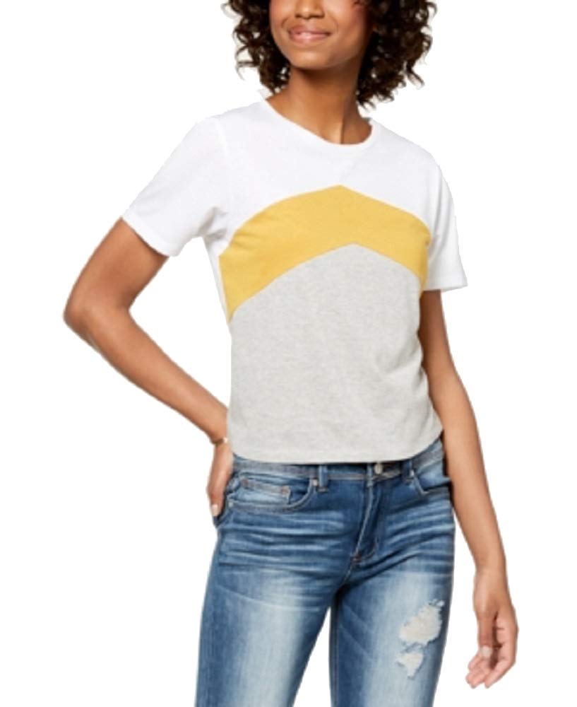 by Ikeddi Juniors' Colorblocked Chevron-Stripe T-Shirt