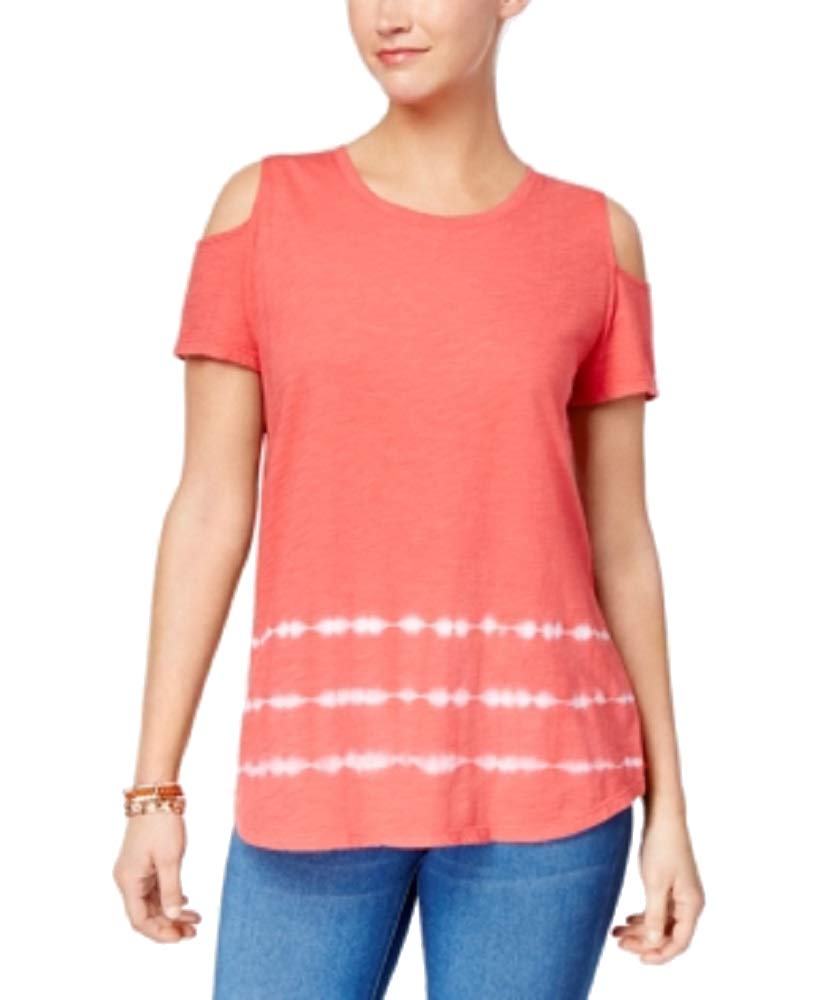 Style & Co Cotton Cold Shoulder T-Shirt