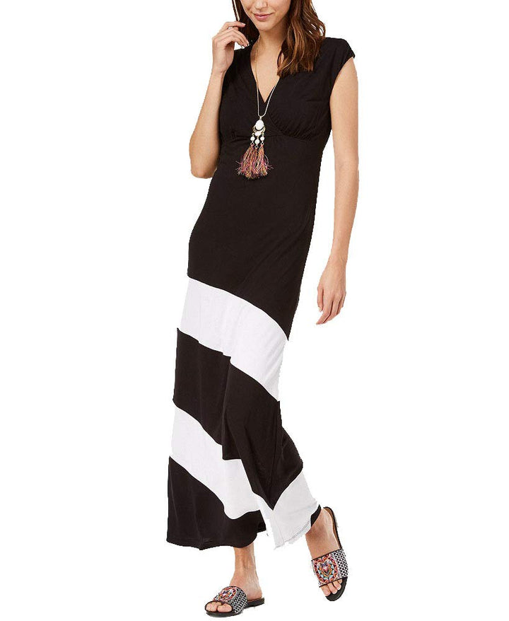 Petite Colorblocked Maxi Dress