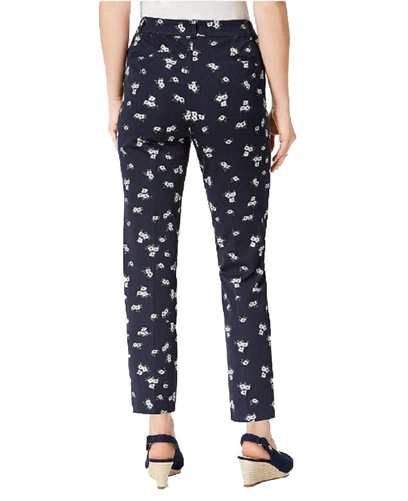 Newport-Print Slim-Leg Cropped Pants