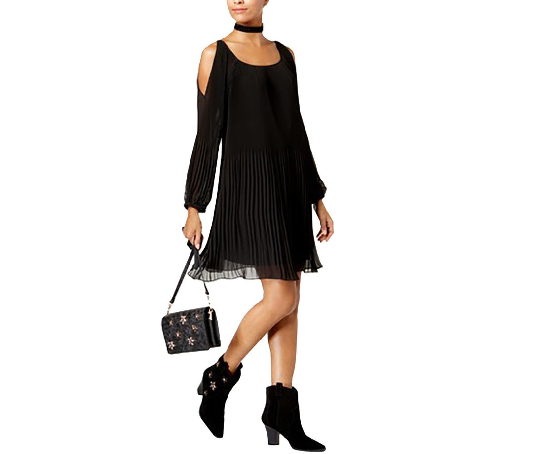 INC International Concepts Cold Shoulder Swing Dress