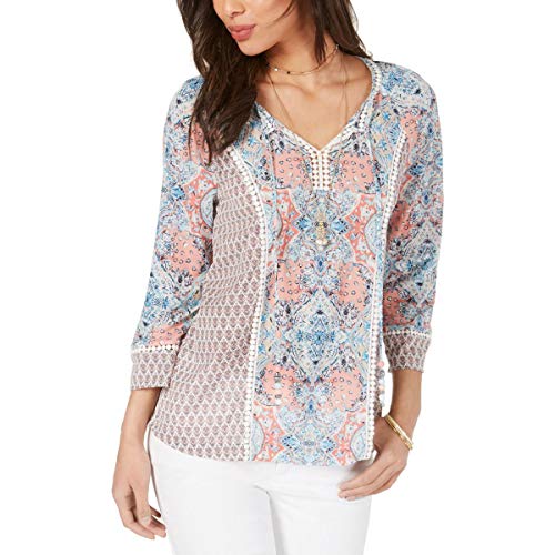 Printed Trim Tie Top