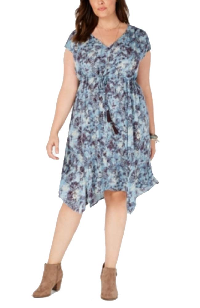Style & Co Petite Drawstring Waist Dress
