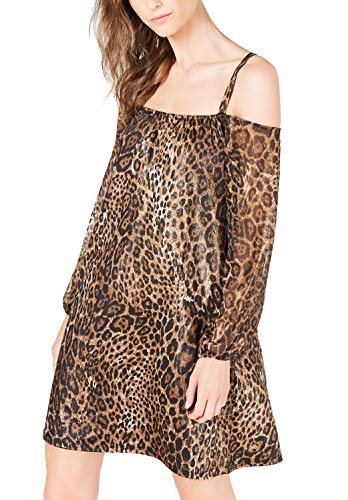 INC Petite Printed Off-The-Shoulder Dress