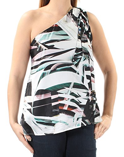 BAR III Printed One Shoulder Top