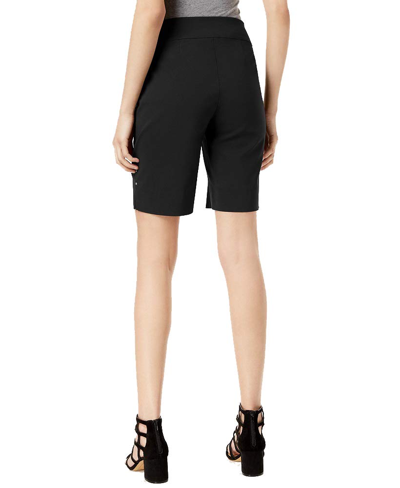 INC Curvy-Fit Stud-Trim Bermuda Shorts