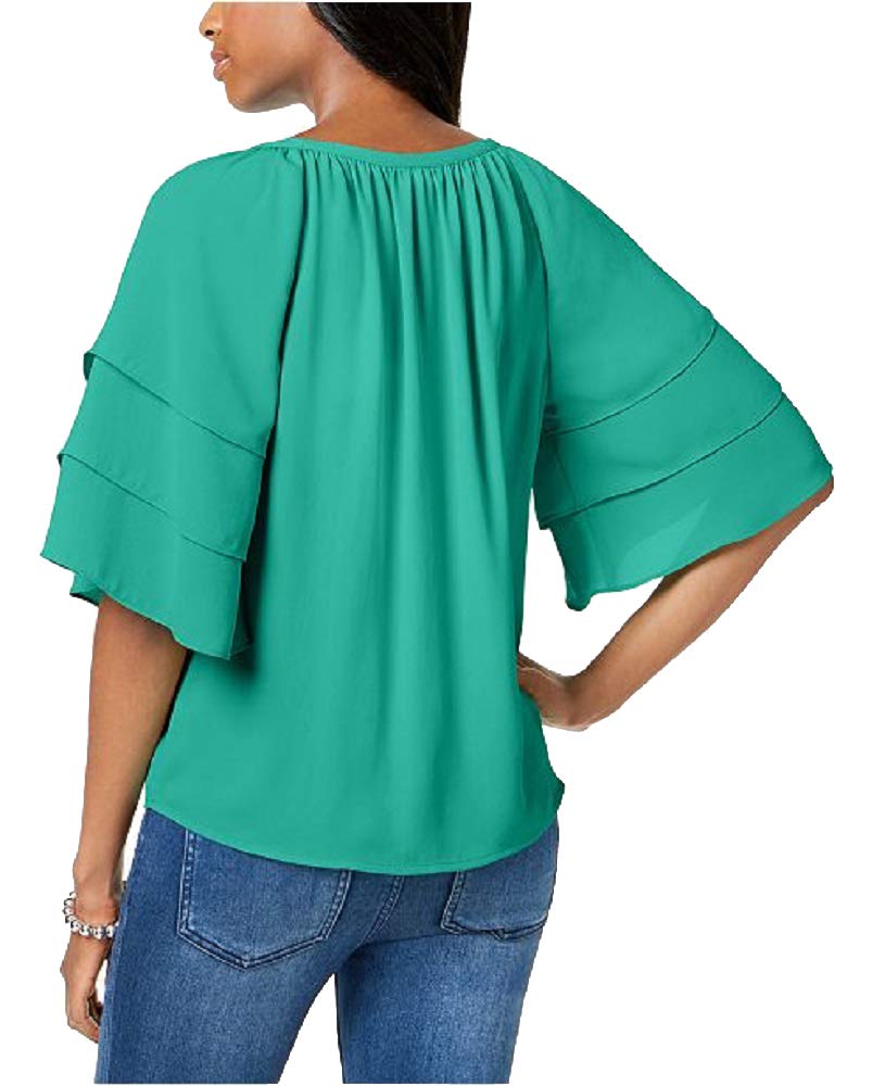 Charter Club Tiered Sleeve Blouse