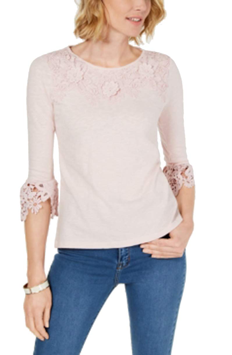 Cotton Embroidered Lace Top