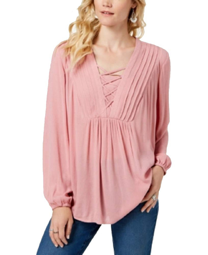 Style & Co Criss Cross Top