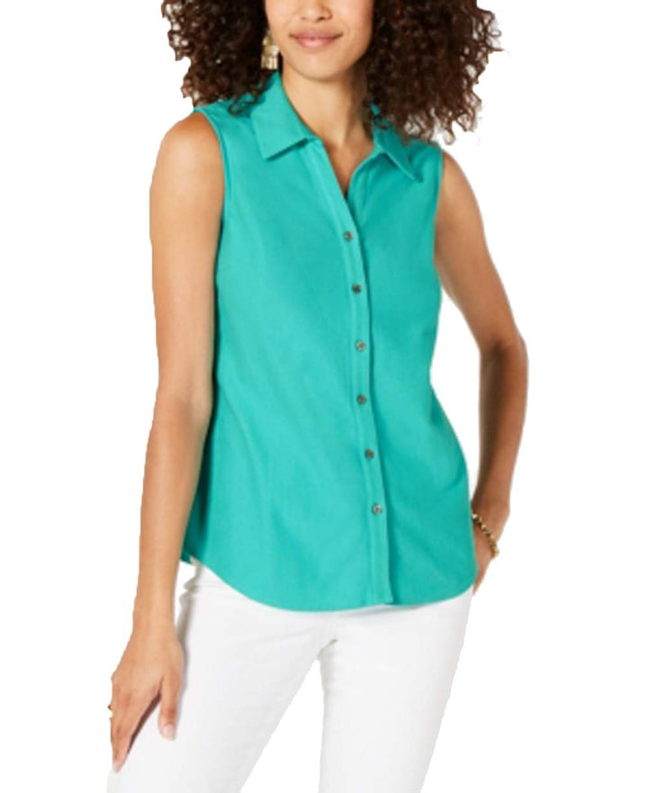 Charter Club Petite Cotton Shirt