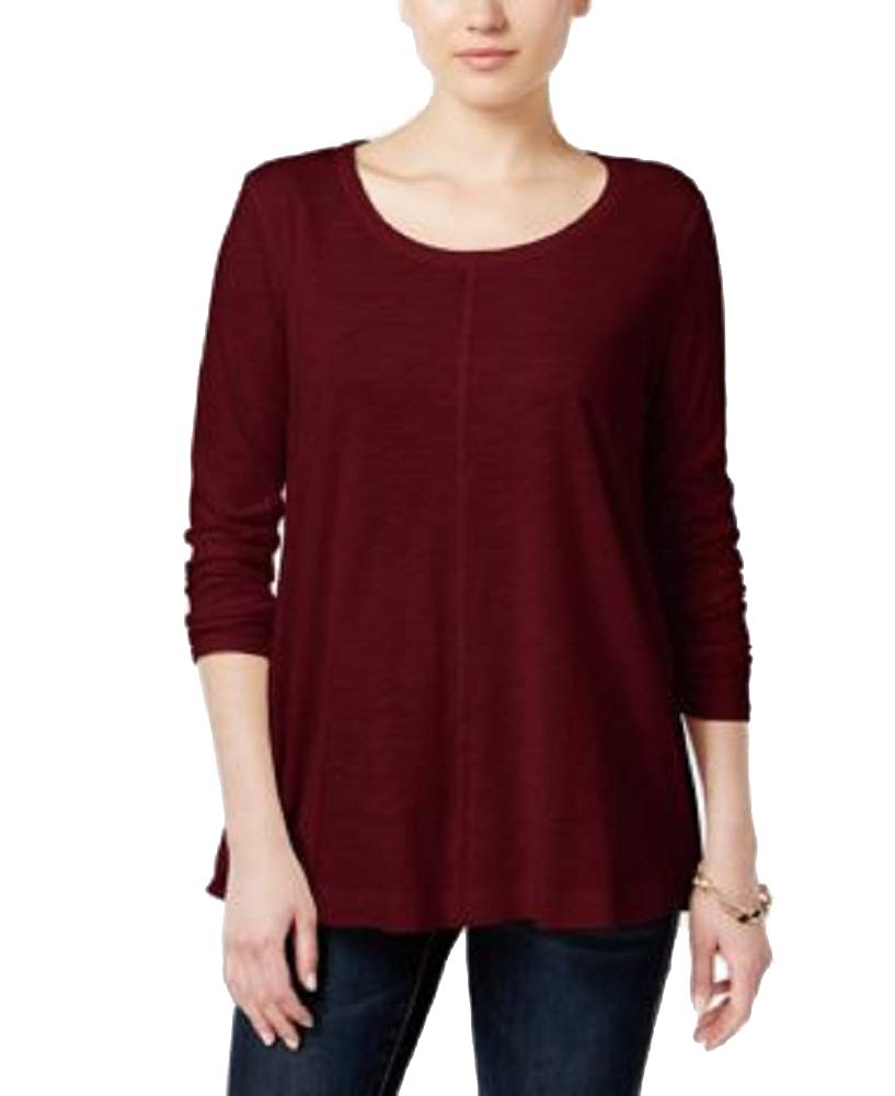 Style & Co Petite Scoop-Neck Top
