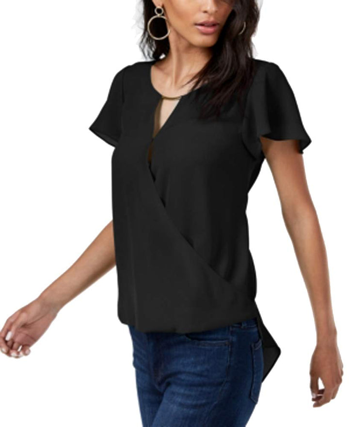 High Low Hardware Detail Top