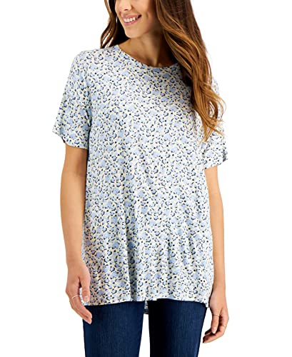 Style & Co Printed Tunic T-Shirt