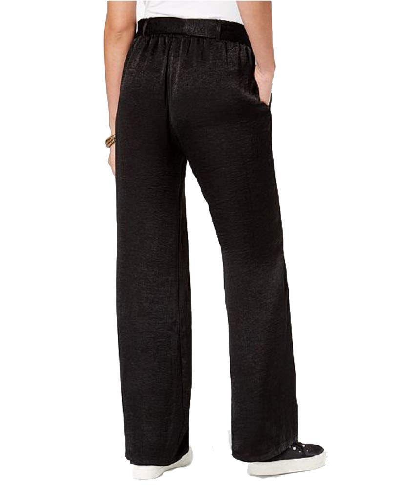 Juniors Hammered Satin Palazzo Pants