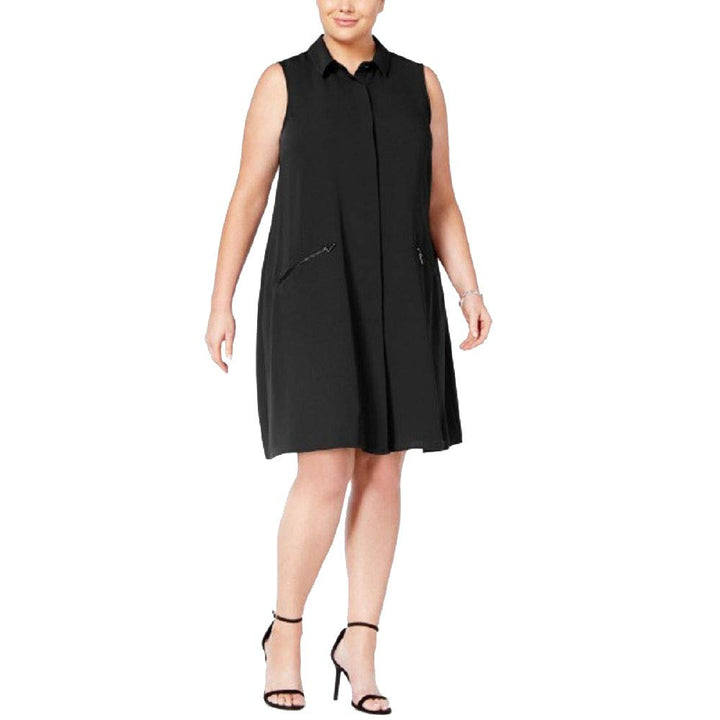 Alfani Plus Size A Line Shirtdress