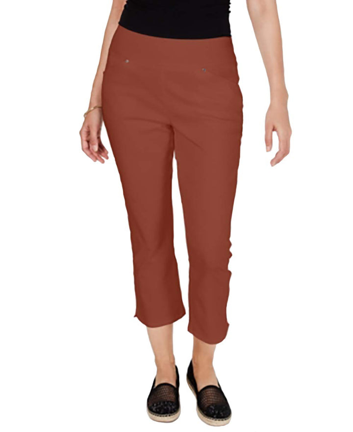 INC Curvy Pull-On Skinny Cropped Pants