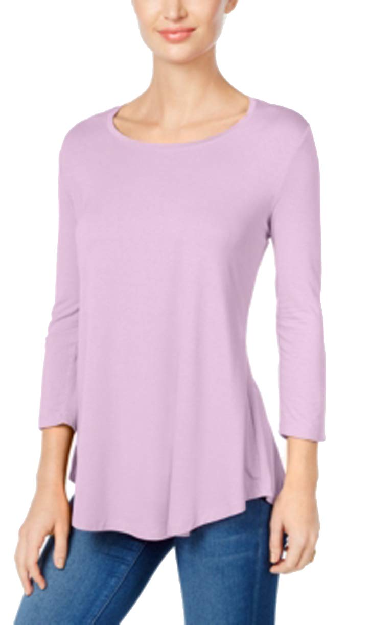 JM Collection Scoop Neck Top