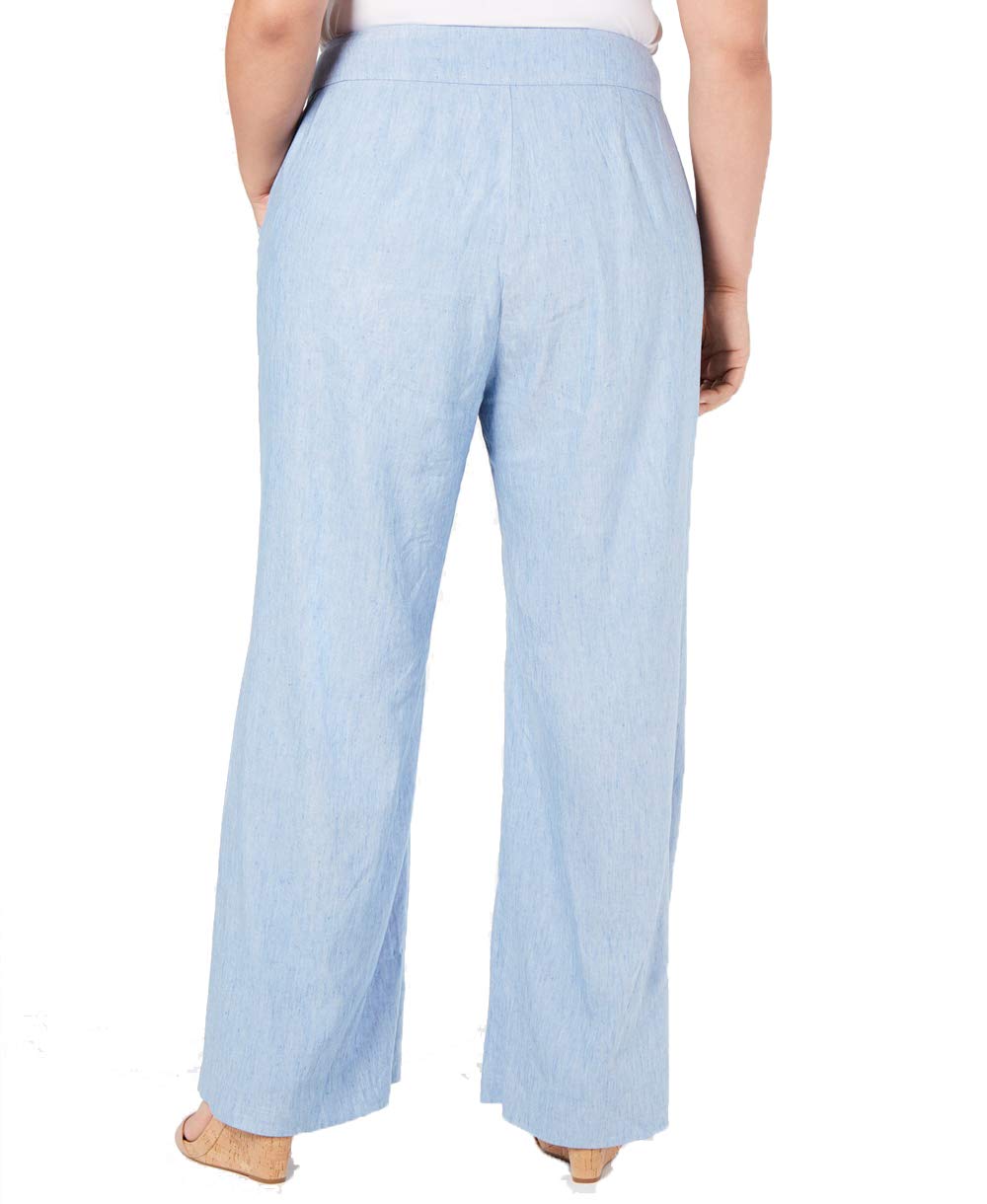 INC Plus Size V-Front Wide-Leg Pants