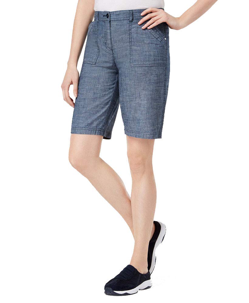Karen Scott Petite Cotton Shorts
