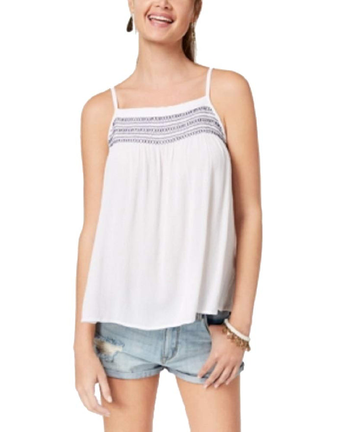 by Ikeddi Juniors' Embroidered Smocked Tank Top