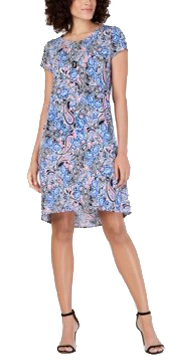 NY Collection Petite Paisley Print Dress Necklace