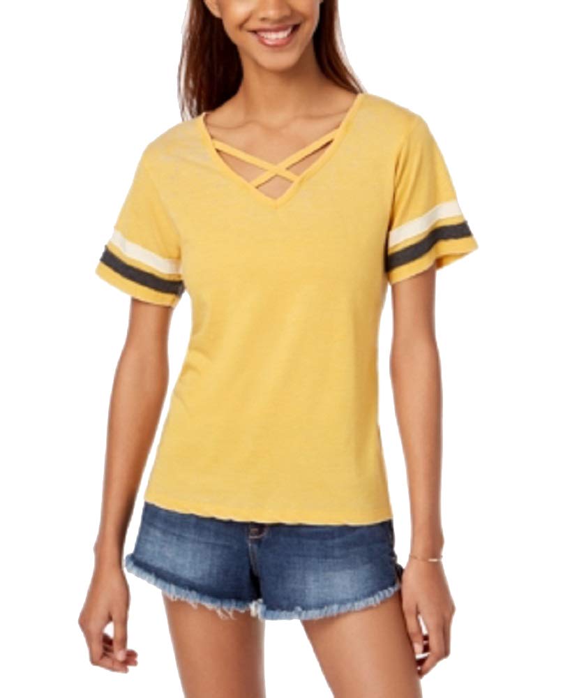 by Ikeddi Juniors' Crisscross Football T-Shirt