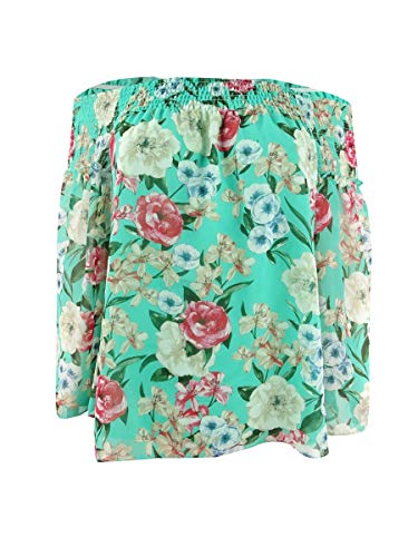 INC Printed Peasant Top