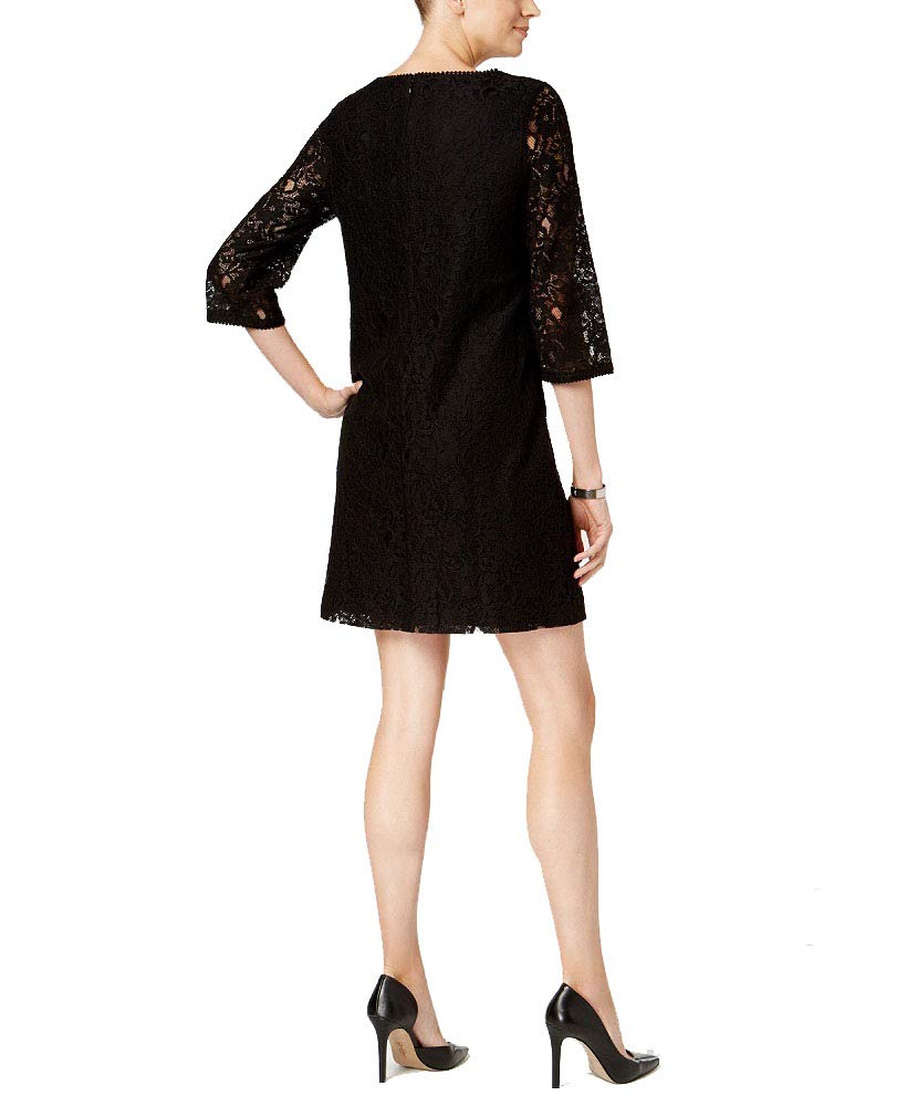 Charter Club Petite Embroidered Lace Dress