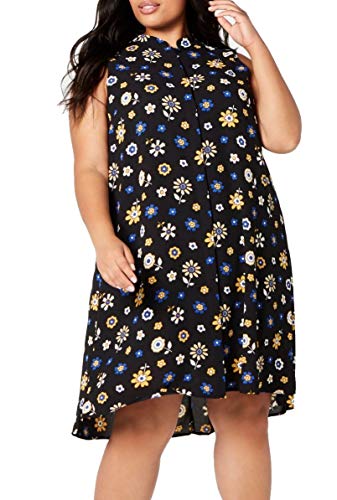 Anne Klein Plus Size Printed Trapeze Dress