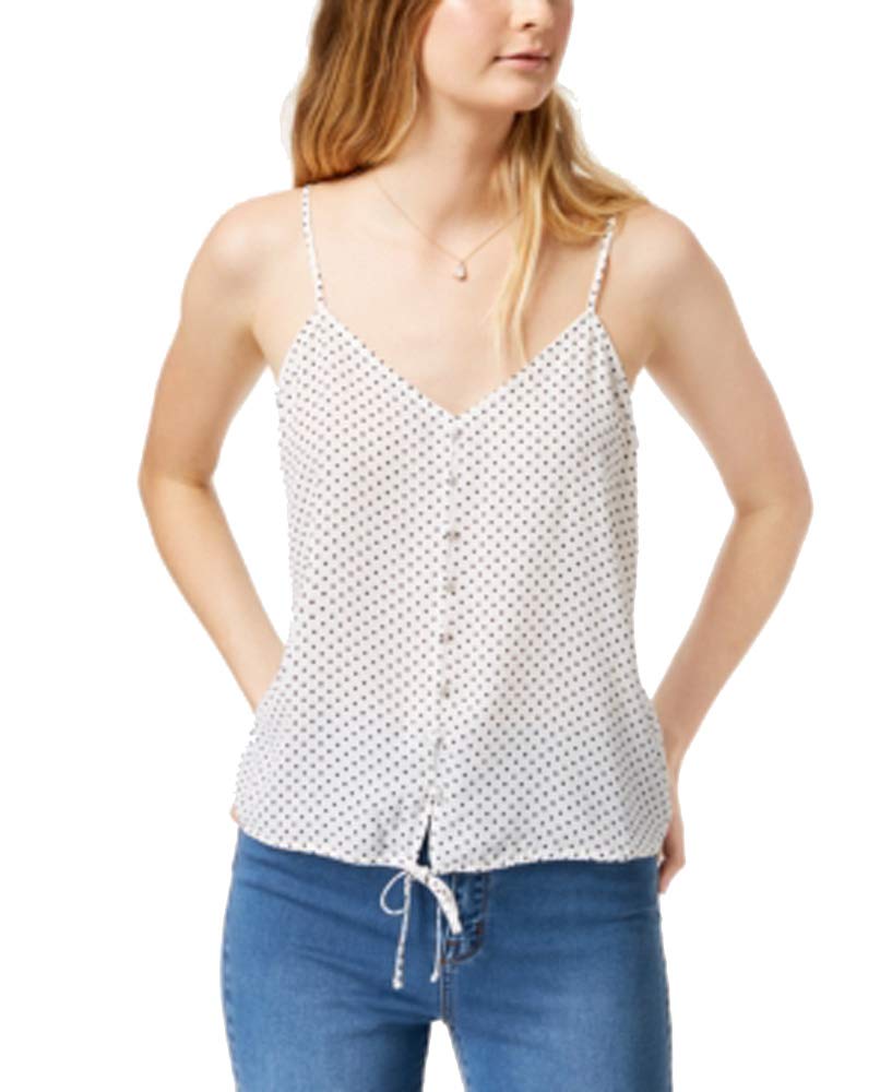 Juniors' Tie-Front Cami Tank Top