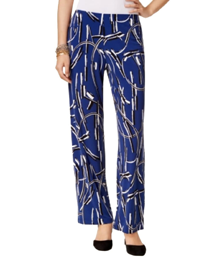 Alfani Printed Wide Leg Pants