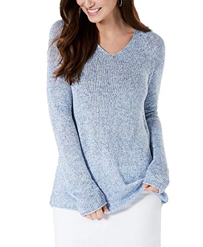 Marled V-Neck Sweater
