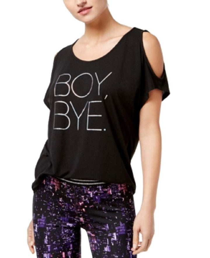 Material Girl Active Juniors Cold Shoulder T-Shirt